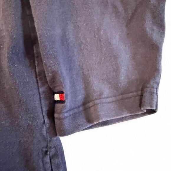 Vintage 90s Men’s Tommy Hilfiger Tufted Crewneck Sweater XL Elbow Patches - Picture 6 of 8